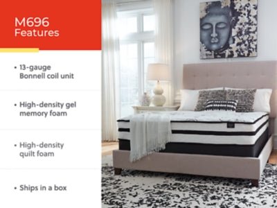 Chime 10 Inch Hybrid California King Mattress in a Box - White Hybrid Mattress modern furniture Contempo Furniture