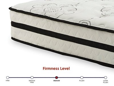 Chime 10 Inch Hybrid California King Mattress in a Box - White Hybrid Mattress modern furniture Contempo Furniture
