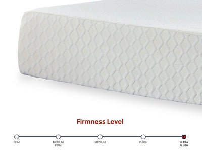 Chime 12 Inch Memory Foam Queen Mattress in a Box - White Memory Foam Mattress modern furniture Contempo Furniture