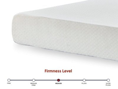 Chime 8 Inch Memory Foam Twin Mattress in a Box - White Memory Foam Mattress modern furniture Contempo Furniture