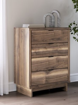 Chirason Chest of Drawers - Dark Brown Accent Chest modern furniture Contempo Furniture