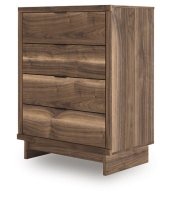 Chirason Chest of Drawers - Dark Brown Accent Chest modern furniture Contempo Furniture
