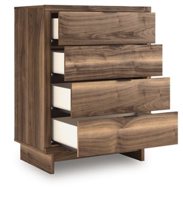 Chirason Chest of Drawers - Dark Brown Accent Chest modern furniture Contempo Furniture