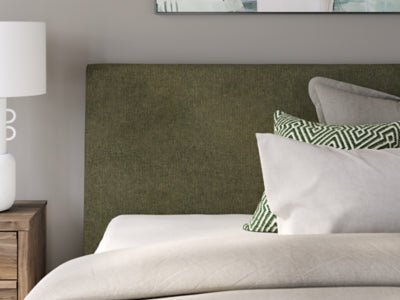Chirason Queen Upholstered Bed with Roll Slats - Green Upholstered Bed modern furniture Contempo Furniture