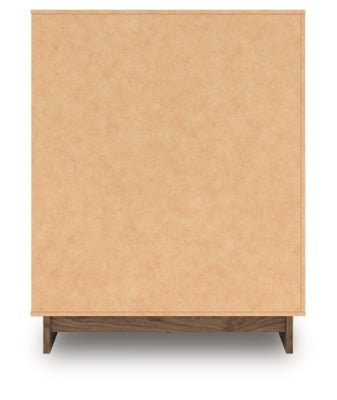 Chirason Wide Chest of Drawers - Dark Brown Accent Chest modern furniture Contempo Furniture