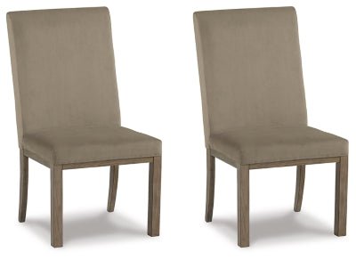 Chrestner Dining Chair - Dark Gray Chair Set modern furniture Contempo Furniture