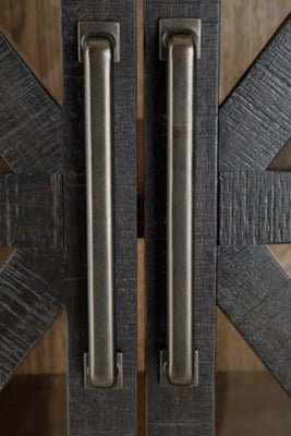 Christop Accent Cabinet - Black Accent Cabinet modern furniture Contempo Furniture