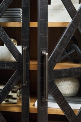 Christop Accent Cabinet - Black Accent Cabinet modern furniture Contempo Furniture