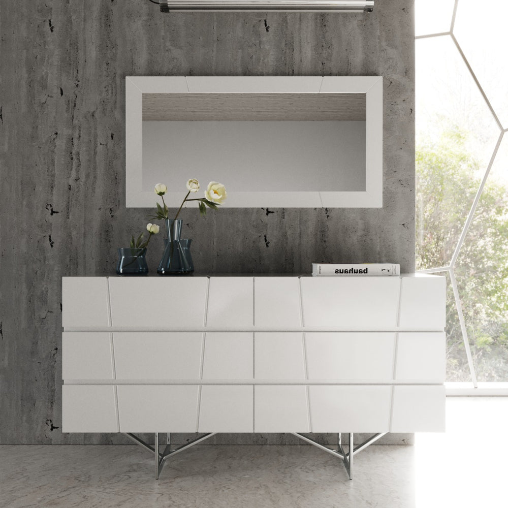 Chrysler Modern White Dresser - View 5
