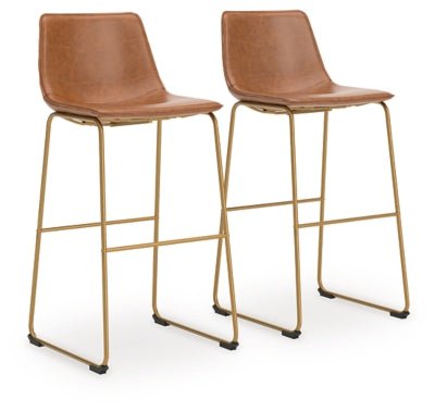 Ciabori Bar Height Bar Stool - Light Brown Stool Set modern furniture Contempo Furniture