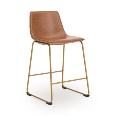 Ciabori Counter Height Barstool - Light Brown Stool Set modern furniture Contempo Furniture