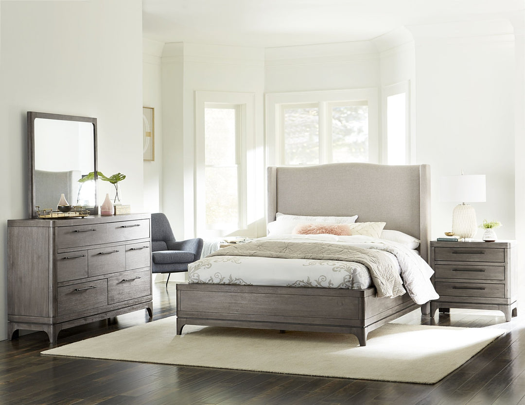 Cicero Mirror in Slate Grey Mirror modern furniture Contempo Furniture