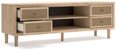 Cielden 72" TV Stand - Beige TV Stand modern furniture Contempo Furniture