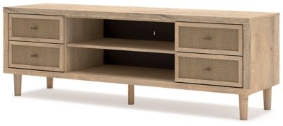 Cielden 72" TV Stand - Beige TV Stand modern furniture Contempo Furniture