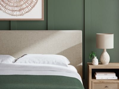 Cielden California King Upholstered Bed with Roll Slats - Gray Upholstered Bed modern furniture Contempo Furniture