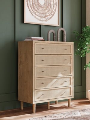 Cielden Chest of Drawers - Beige Accent Chest modern furniture Contempo Furniture