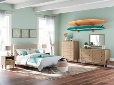 Cielden Chest of Drawers - Beige Accent Chest modern furniture Contempo Furniture
