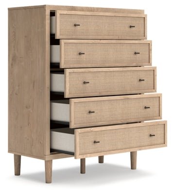 Cielden Chest of Drawers - Beige Accent Chest modern furniture Contempo Furniture