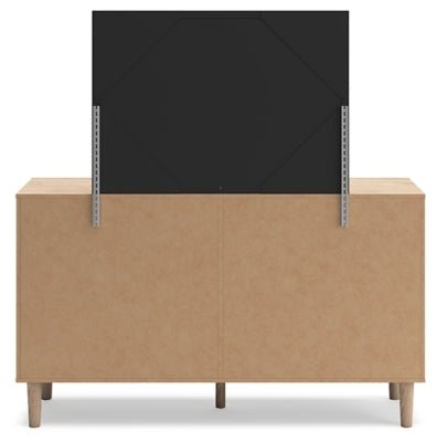 Cielden Dresser and Mirror - Beige Dresser &amp; Mirror modern furniture Contempo Furniture
