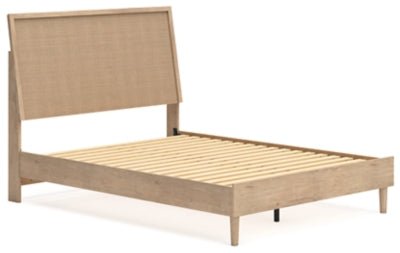 Cielden Queen Panel Bed - Beige Panel Bed modern furniture Contempo Furniture