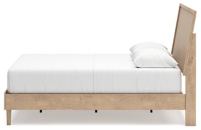 Cielden Queen Panel Bed - Beige Panel Bed modern furniture Contempo Furniture