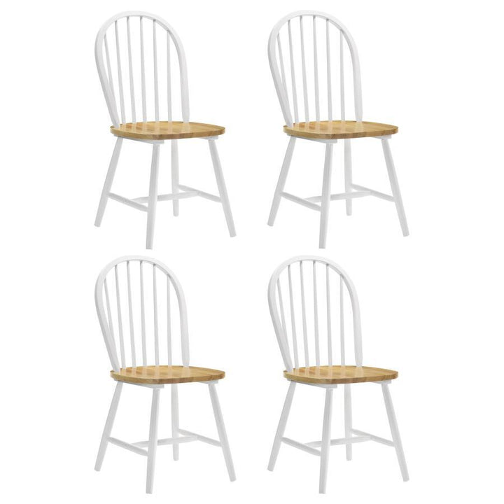 Cinder - Wood Dining Side Chair (Set of 4) - White Chair Set modern furniture Contempo Furniture
