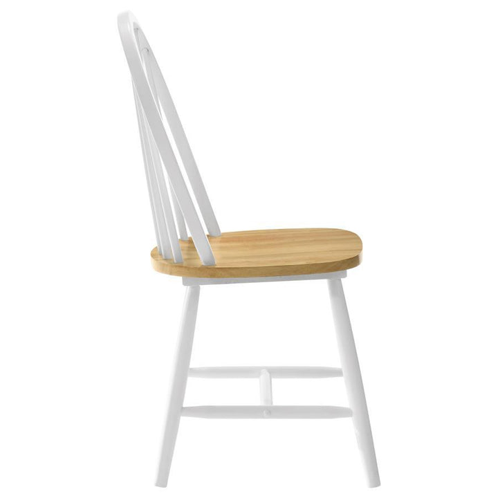 Cinder - Wood Dining Side Chair (Set of 4) - White Chair Set modern furniture Contempo Furniture