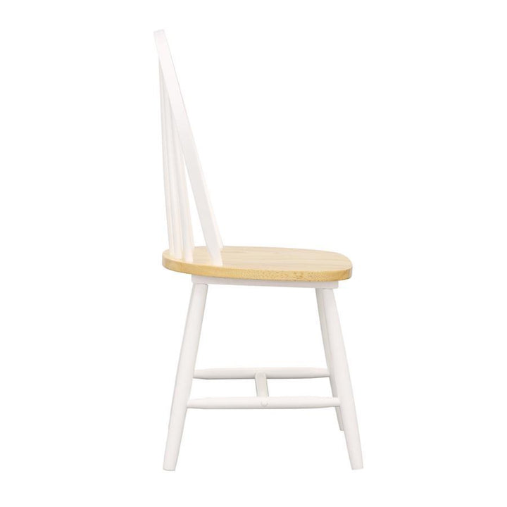 Cinder - Wood Dining Side Chair (Set of 4) - White Chair Set modern furniture Contempo Furniture