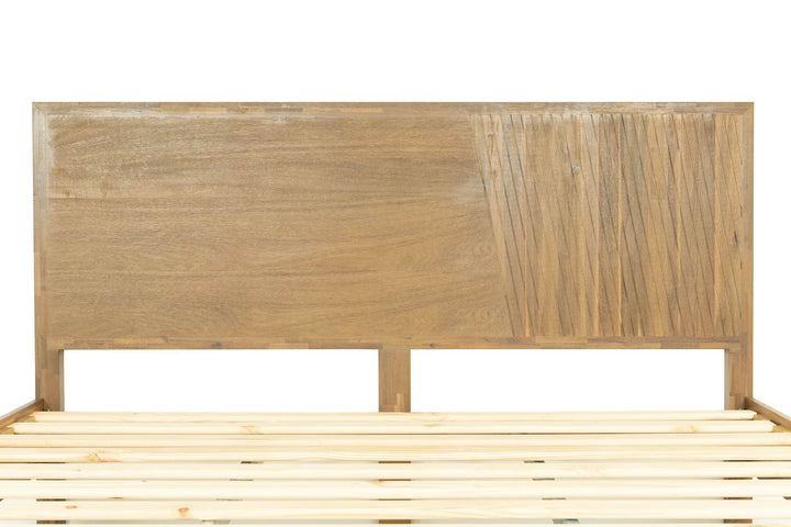 Claire - Contemporary Walnut Bed