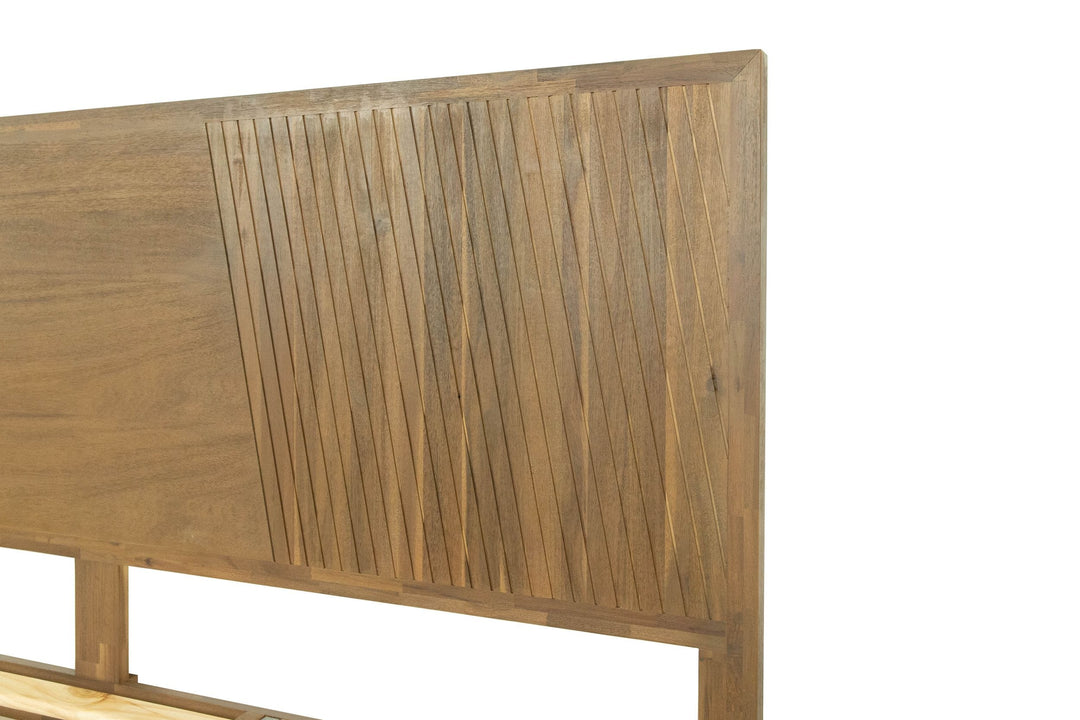 Claire - Contemporary Walnut Bed