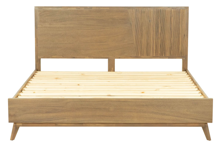 Claire - Contemporary Walnut Bed