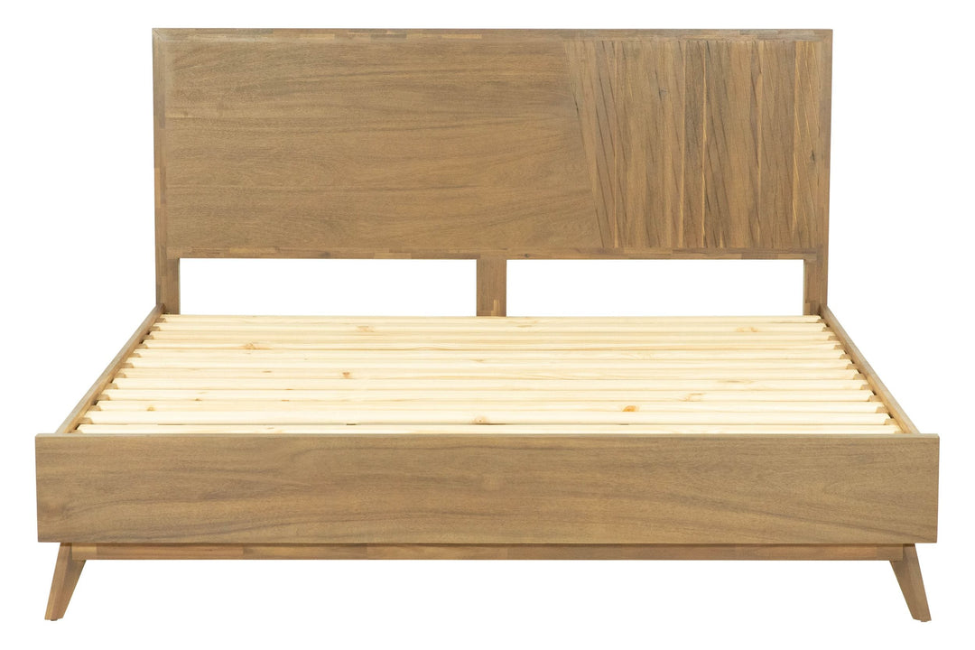 Claire - Contemporary Walnut Bed
