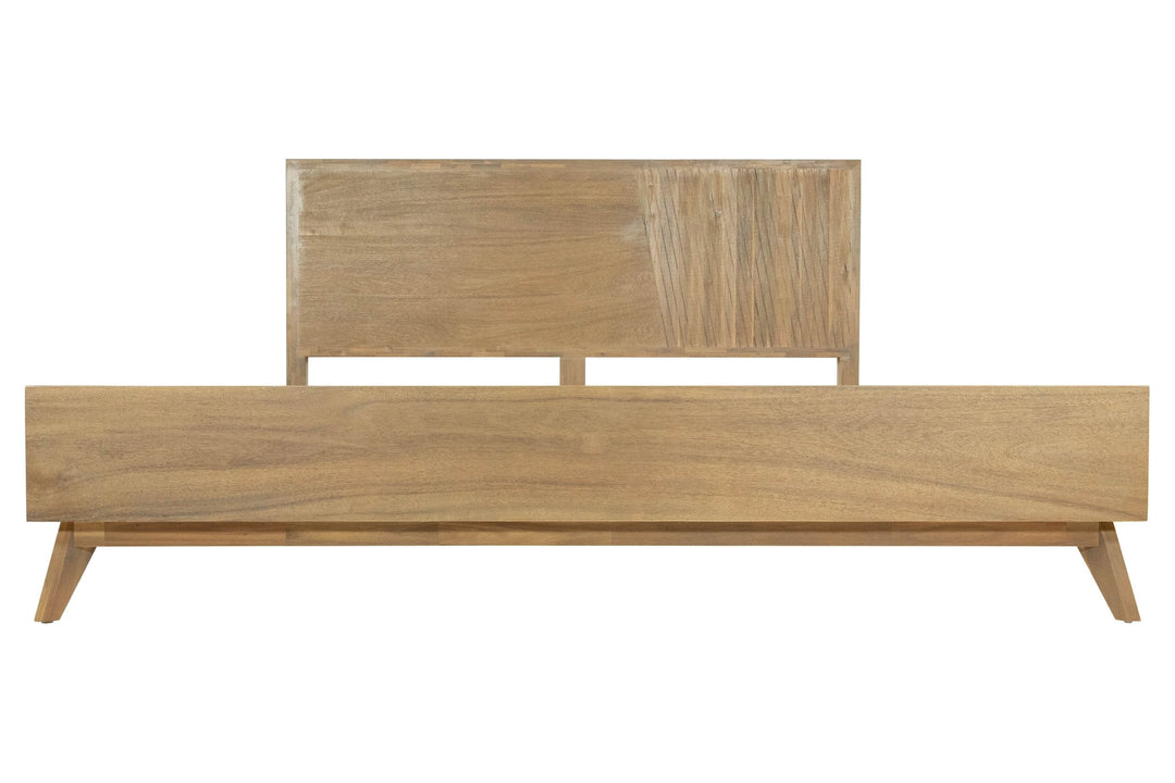 Claire - Contemporary Walnut Bed
