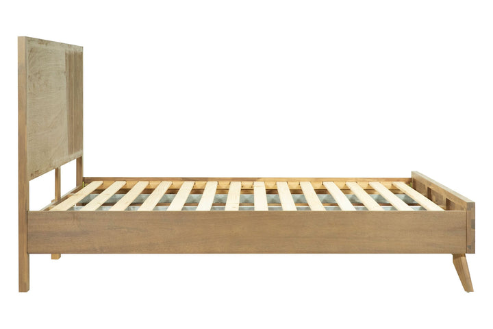 Claire - Contemporary Walnut Bed