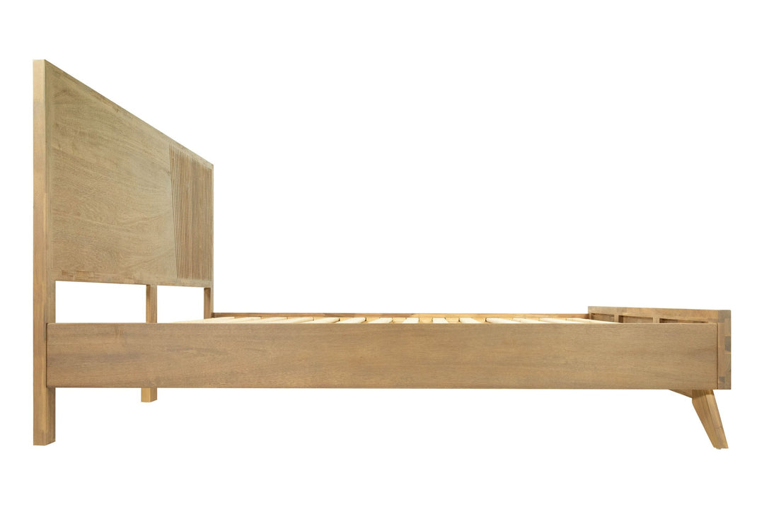 Claire - Contemporary Walnut Bed
