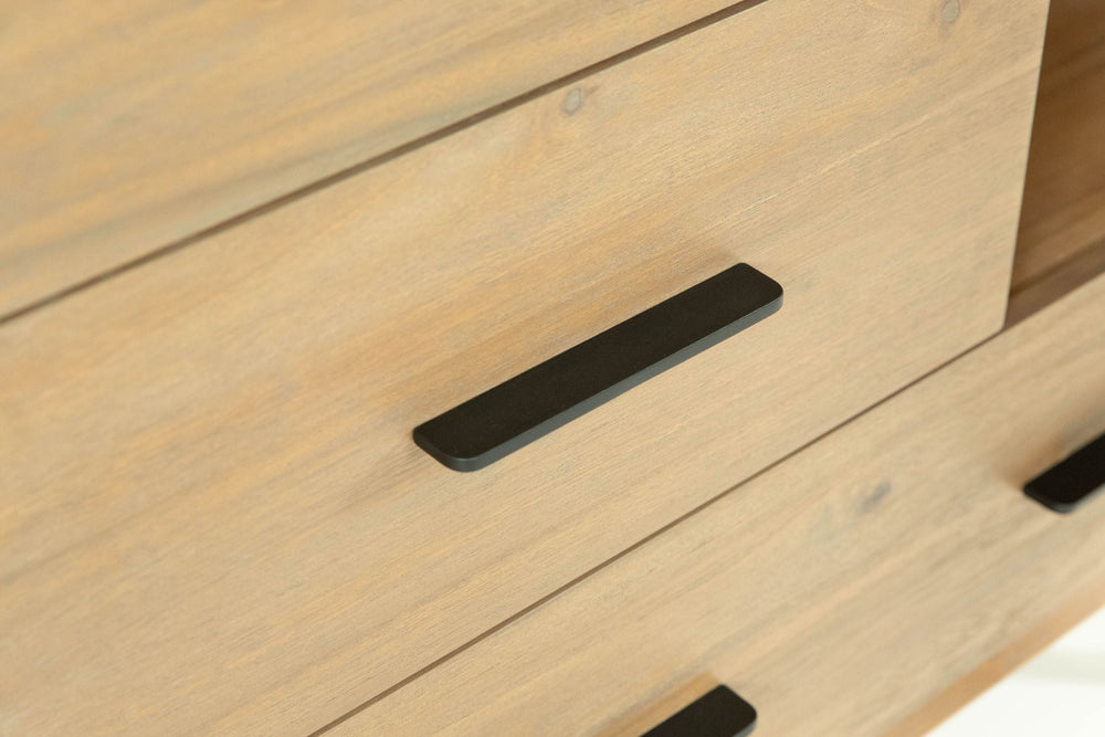 Claire - Contemporary Walnut Chest - View 11