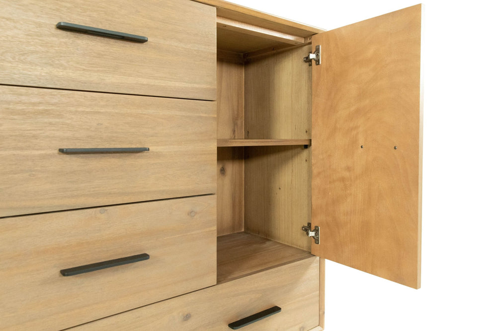 Claire - Contemporary Walnut Chest - View 9