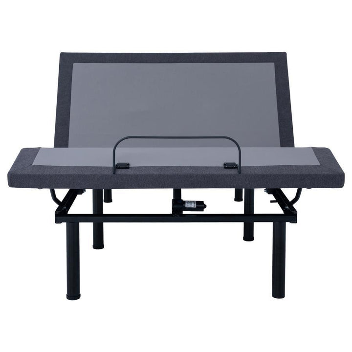 Clara - Eastern King Adjustable Bed Base - Gray And Black Adjustable Base modern furniture Contempo Furniture