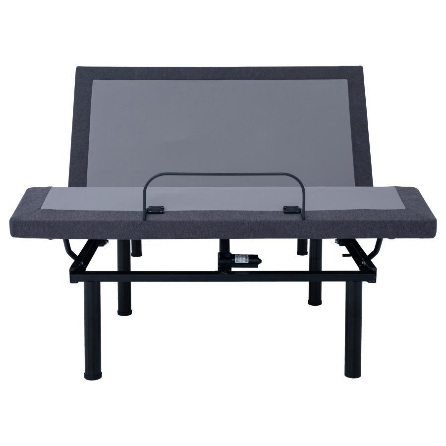 Clara - Eastern King Adjustable Bed Base - Gray And Black Adjustable Base modern furniture Contempo Furniture