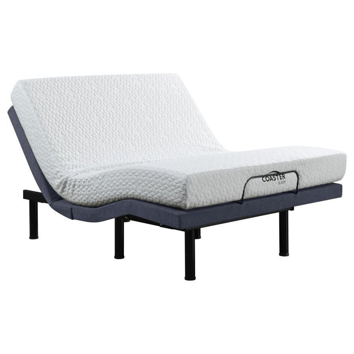 Clara - Eastern King Adjustable Bed Base - Gray And Black Adjustable Base modern furniture Contempo Furniture