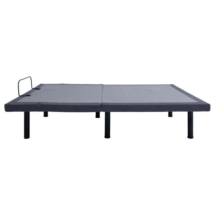 Clara - Eastern King Adjustable Bed Base - Gray And Black Adjustable Base modern furniture Contempo Furniture