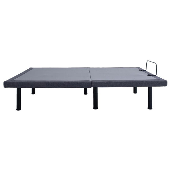 Clara - Eastern King Adjustable Bed Base - Gray And Black Adjustable Base modern furniture Contempo Furniture