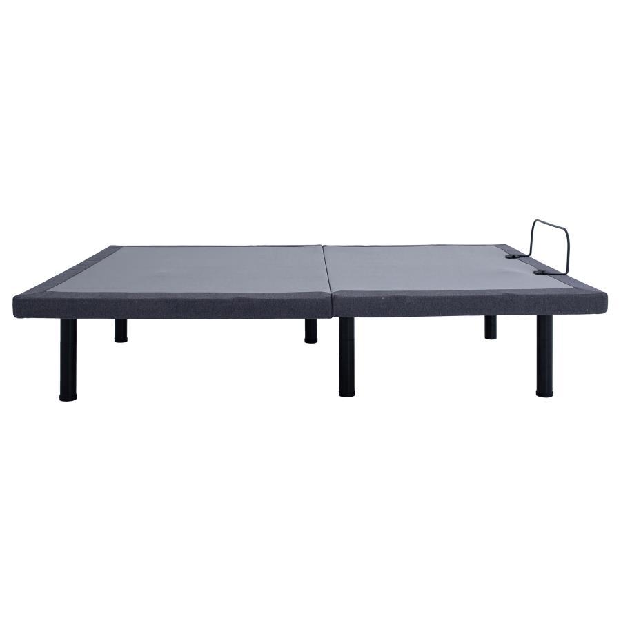 Clara - Eastern King Adjustable Bed Base - Gray And Black Adjustable Base modern furniture Contempo Furniture