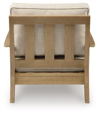 Clare View Lounge Chair with Cushion - Beige Arm Chair modern furniture Contempo Furniture