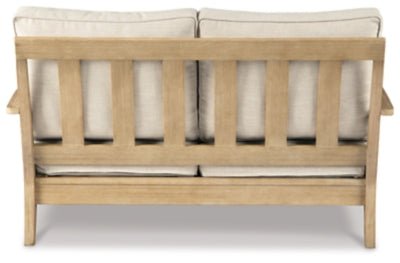 Clare View Loveseat with Cushion - Beige Loveseat modern furniture Contempo Furniture