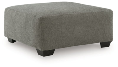 Clarington Oversized Accent Ottoman - Gray Accent Ottoman modern furniture Contempo Furniture