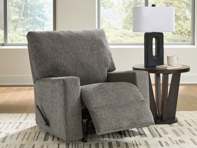 Clarington Recliner - Gray Rocker Chair modern furniture Contempo Furniture