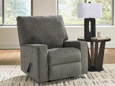 Clarington Recliner - Gray Rocker Chair modern furniture Contempo Furniture