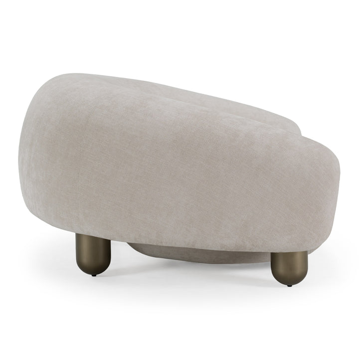 Clarity - Contemporary Light Grey Fabric Accent Chair