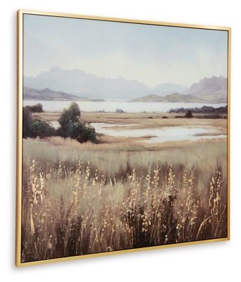 Clarkford Wall Art - Dark Brown Canvas Art modern furniture Contempo Furniture